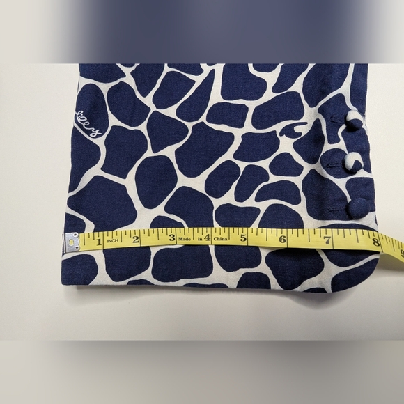 SEE DETAILS - Lilly Pulitzer Womens Size 8 Kristen Capri Cropped Navy Pants - Picture 12 of 15